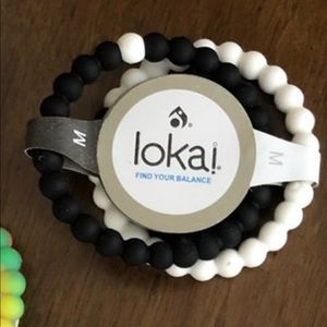 black and white lokai pair